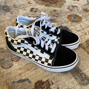 Kids Checkered Vans